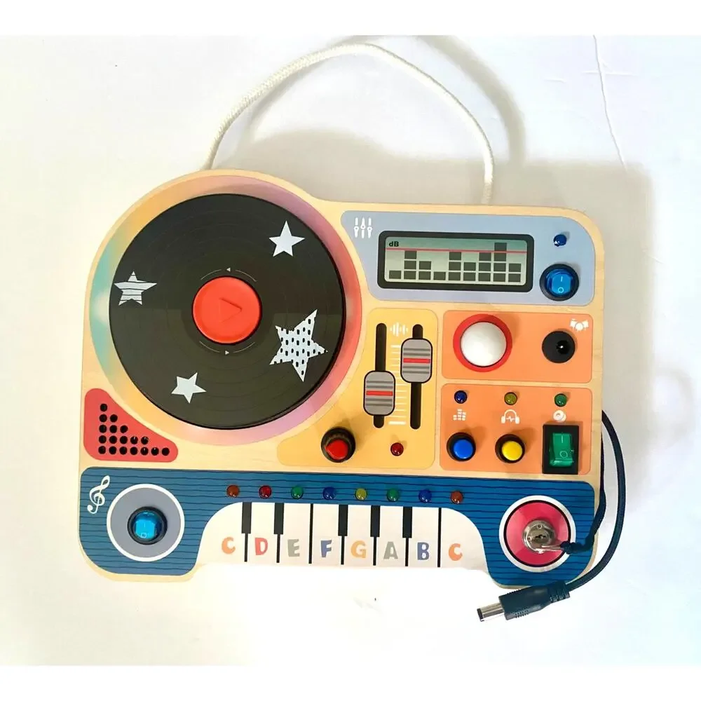 Busy Board DJ Toy – Interactive Music & Activity Toy – New